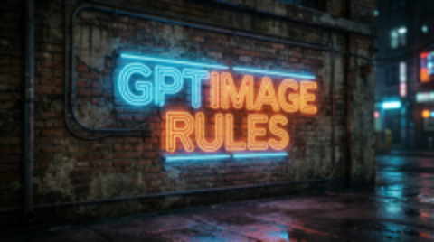 2x interpolation neon lettering comparison at 480 × 268 px