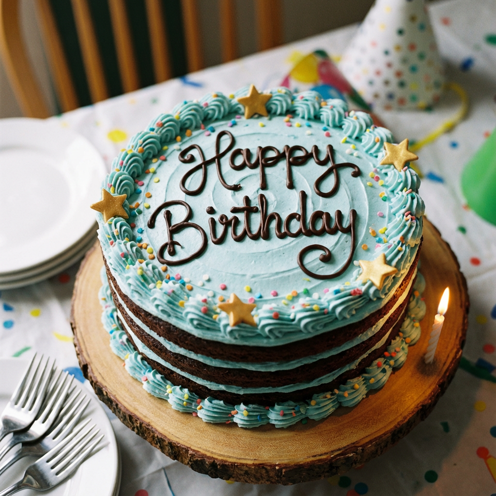 Image with fixed text